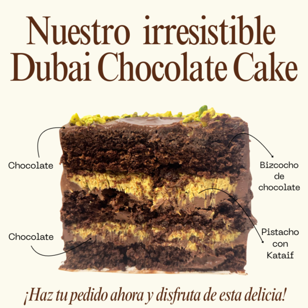 Dubai Chocolate Cake